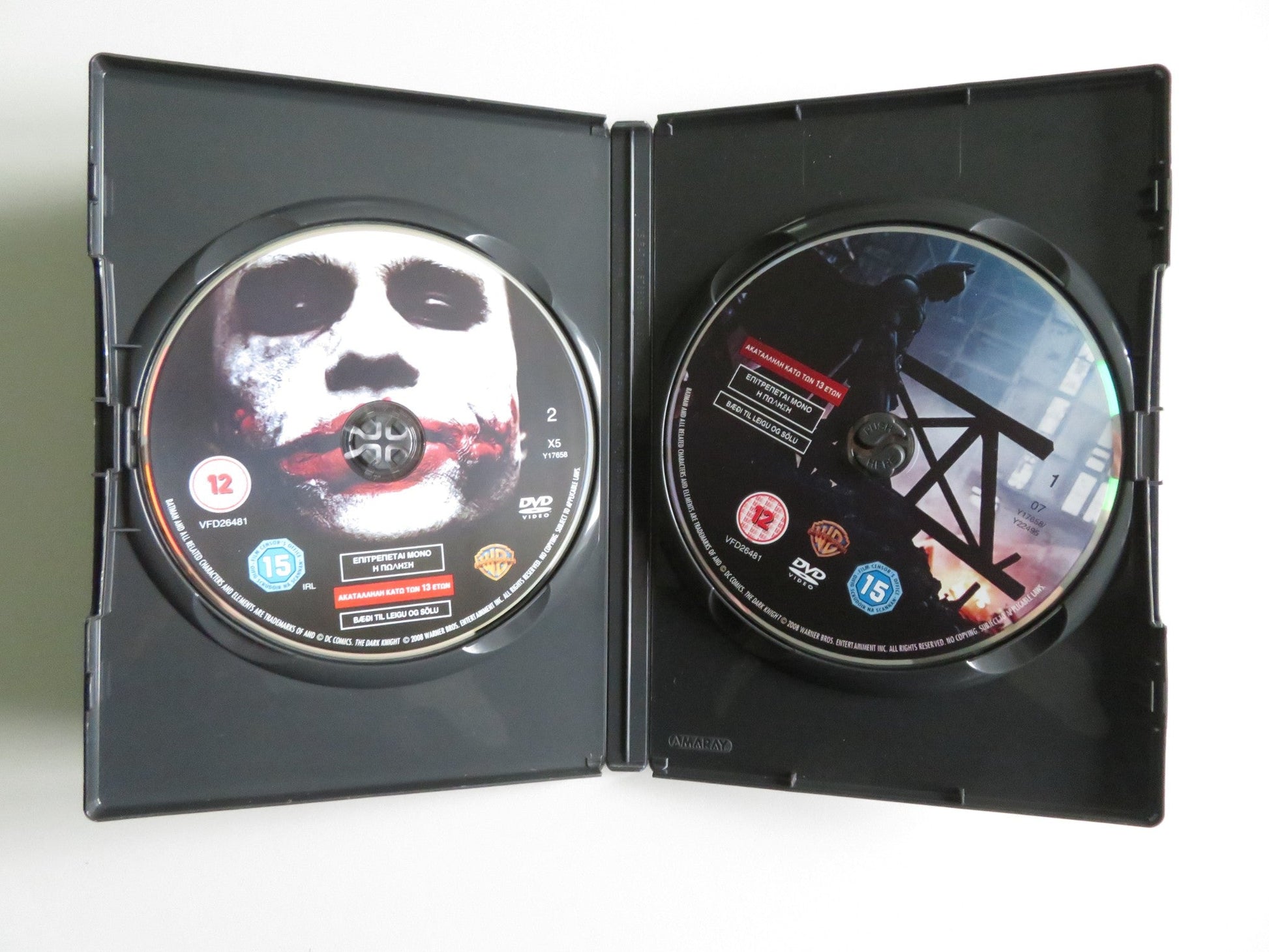 BATMAN BEGINS & THE DARK KNIGHT - LIMITED EDITION SET (DVD BOXSET) 2005 REGION 2 Movie posters