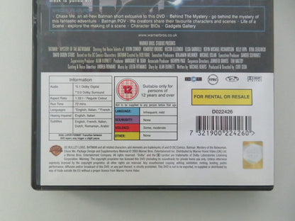 BATMAN: MYSTERY OF THE BATWOMAN (DVD) DC KEVIN CONROY 2003 REGION 2 Movie posters