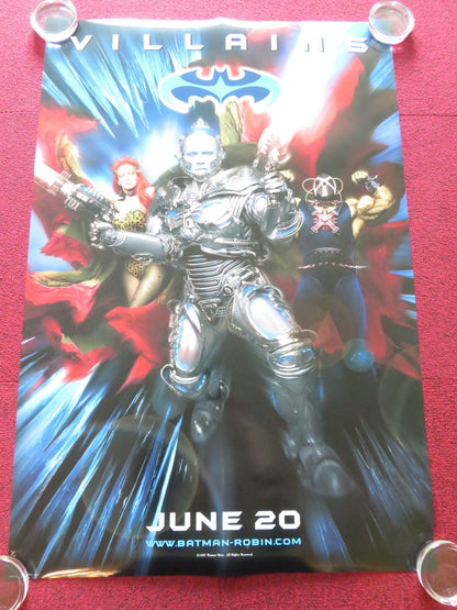 BATMAN & ROBIN US ONE SHEET ROLLED POSTER SCHWARZENEGGER CLOONEY 1997 Rendezvous Cinema Movie posters