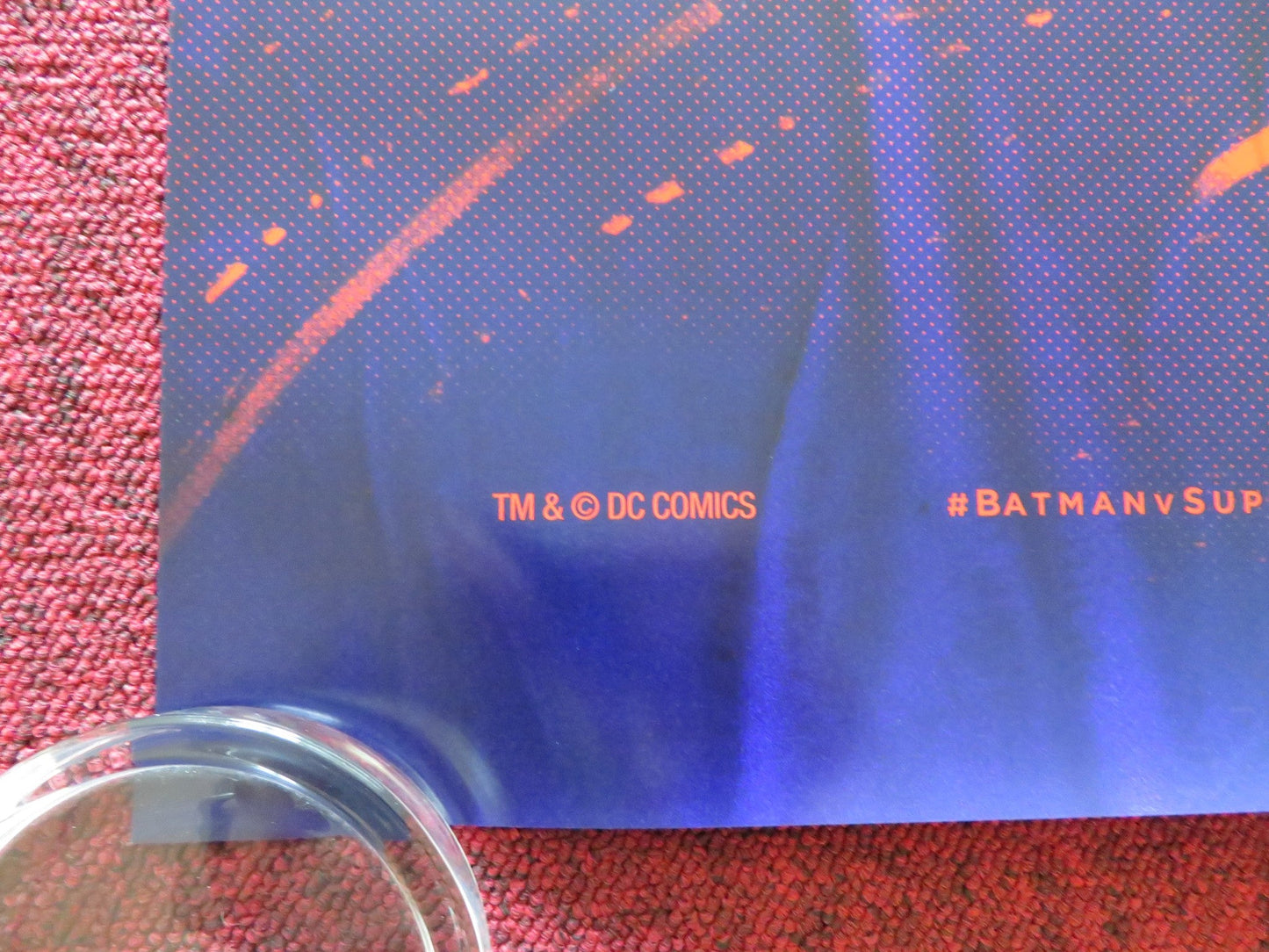 BATMAN V SUPERMAN: DAWN OF JUSTICE - D US ONE SHEET ROLLED POSTER DC AFFLECK 2016 Rendezvous Cinema Movie posters