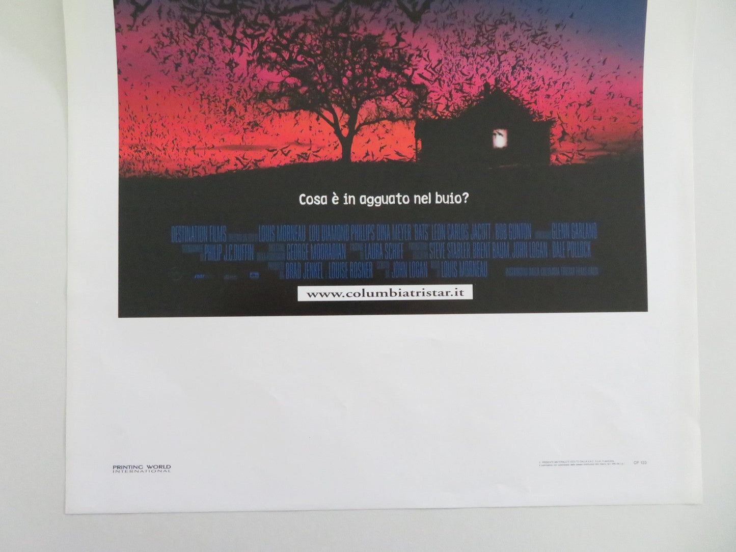 Bats Italian Locandina Poster Lou Diamond Phillips Dina Meyer 1999 Movie posters