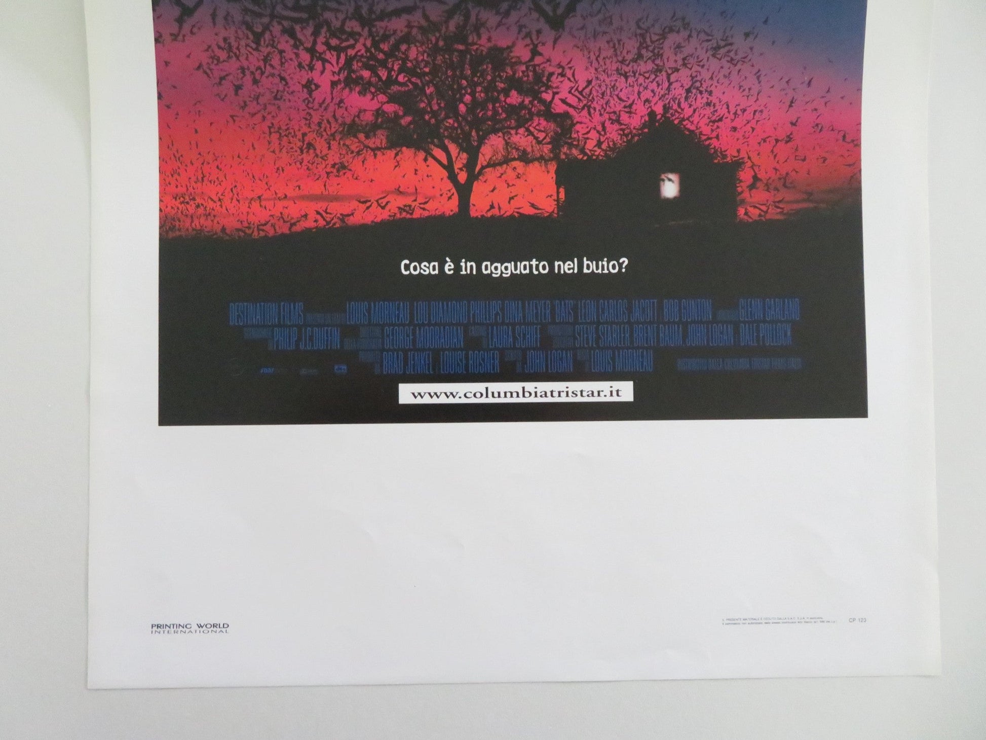 Bats Italian Locandina Poster Lou Diamond Phillips Dina Meyer 1999 Movie posters