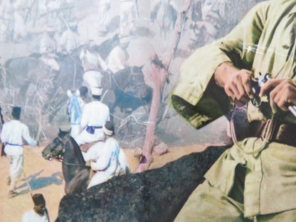 BATTLE FOR KHARTOUM - A ITALIAN FOTOBUSTA POSTER CHARLTON HESTON OLIVIER 1966 Rendezvous Cinema Movie posters