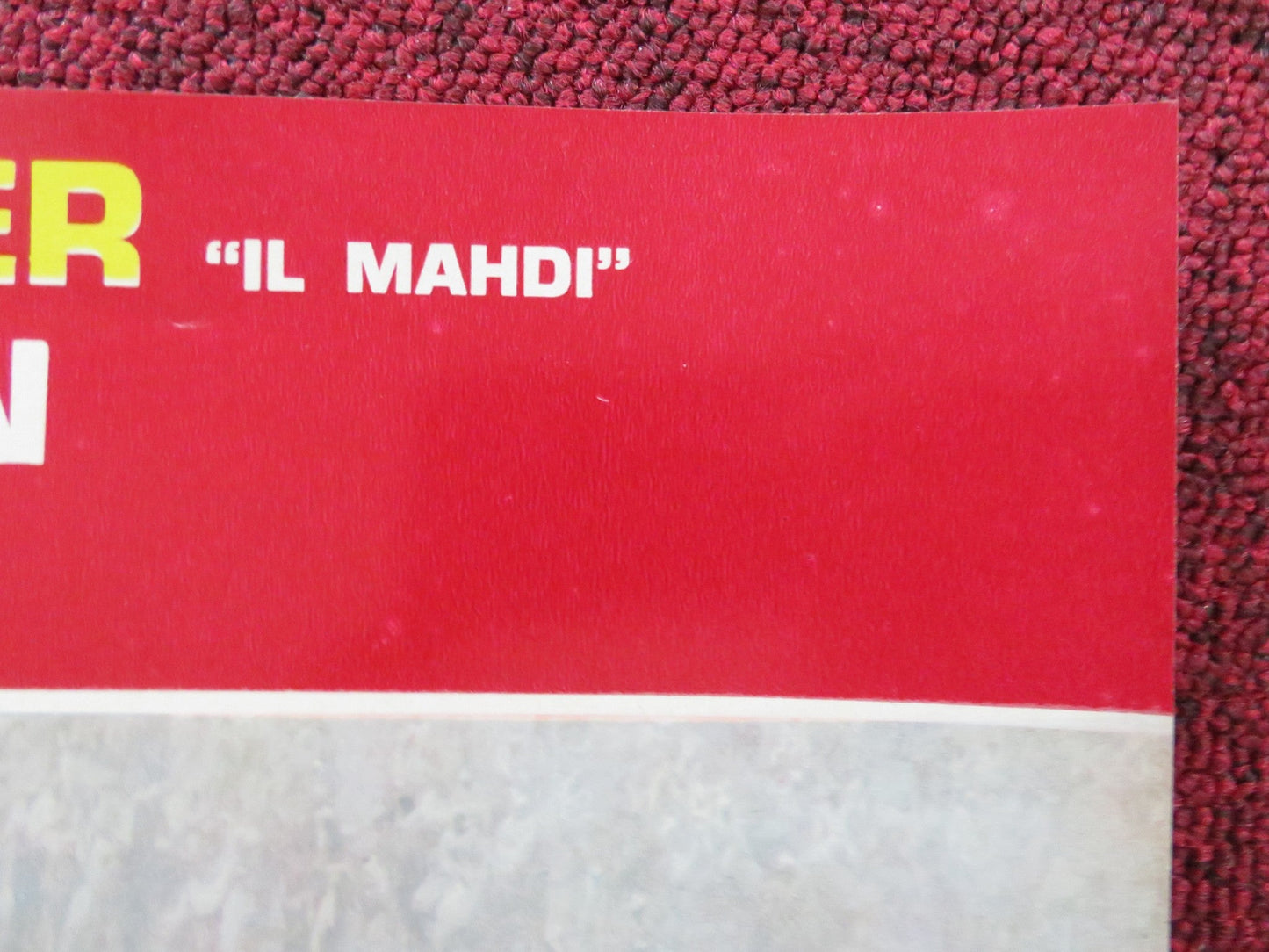 BATTLE FOR KHARTOUM - A ITALIAN FOTOBUSTA POSTER CHARLTON HESTON OLIVIER 1966 Rendezvous Cinema Movie posters