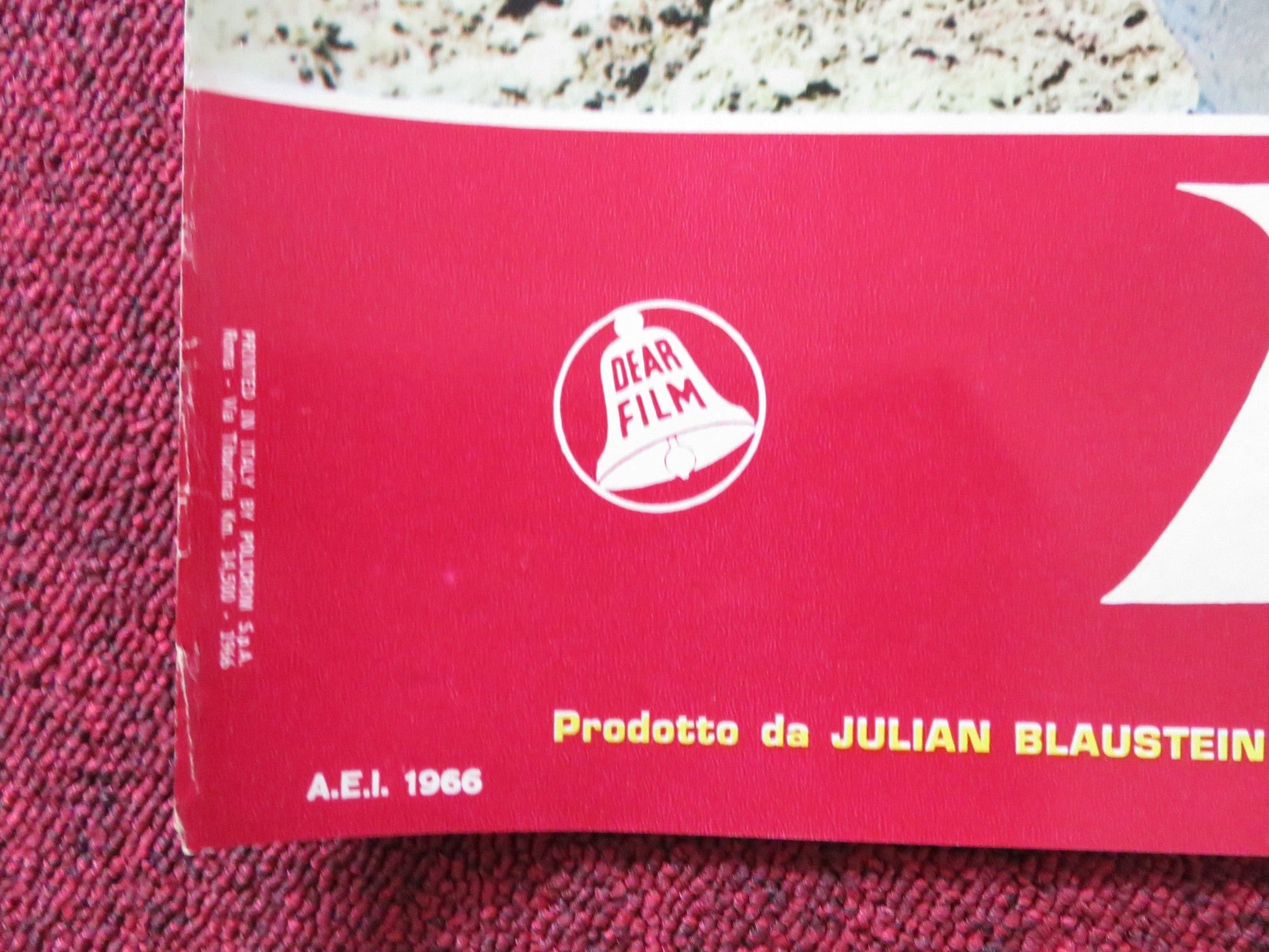 BATTLE FOR KHARTOUM - C ITALIAN FOTOBUSTA POSTER CHARLTON HESTON OLIVIER 1966 Rendezvous Cinema Movie posters