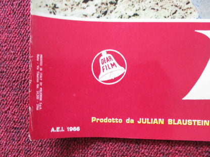 BATTLE FOR KHARTOUM - C ITALIAN FOTOBUSTA POSTER CHARLTON HESTON OLIVIER 1966 Rendezvous Cinema Movie posters