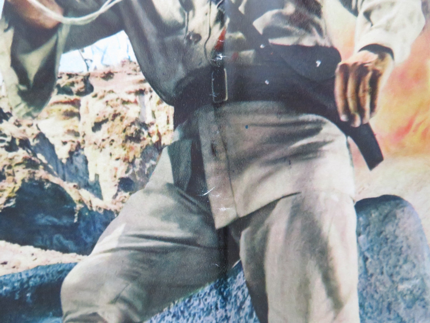 BATTLE FOR KHARTOUM - C ITALIAN FOTOBUSTA POSTER CHARLTON HESTON OLIVIER 1966 Rendezvous Cinema Movie posters