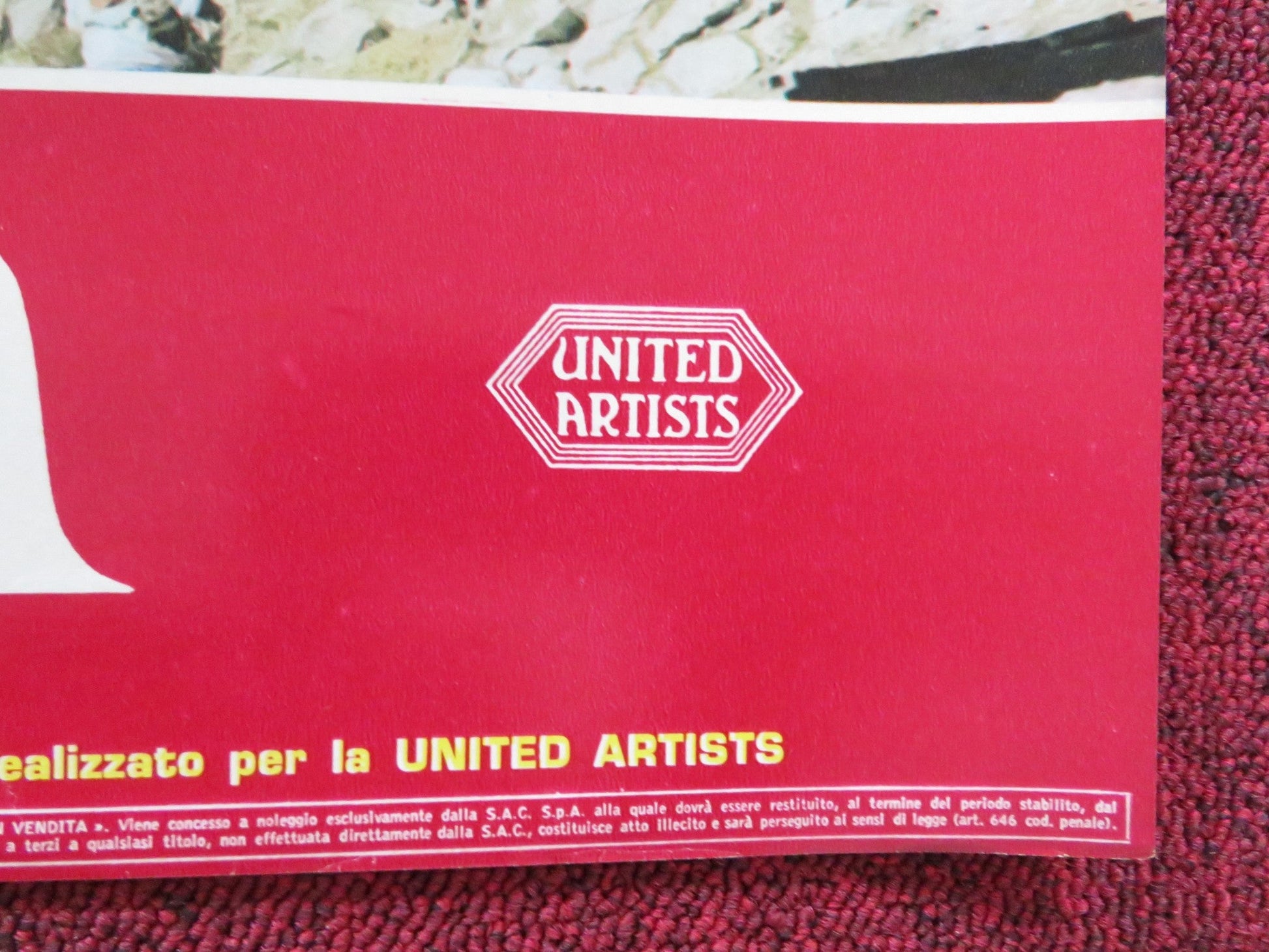 BATTLE FOR KHARTOUM - C ITALIAN FOTOBUSTA POSTER CHARLTON HESTON OLIVIER 1966 Rendezvous Cinema Movie posters