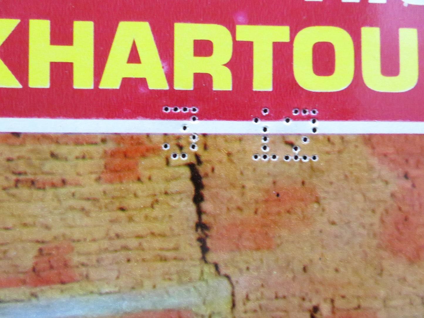 BATTLE FOR KHARTOUM - E ITALIAN FOTOBUSTA POSTER CHARLTON HESTON OLIVIER 1966 Rendezvous Cinema Movie posters