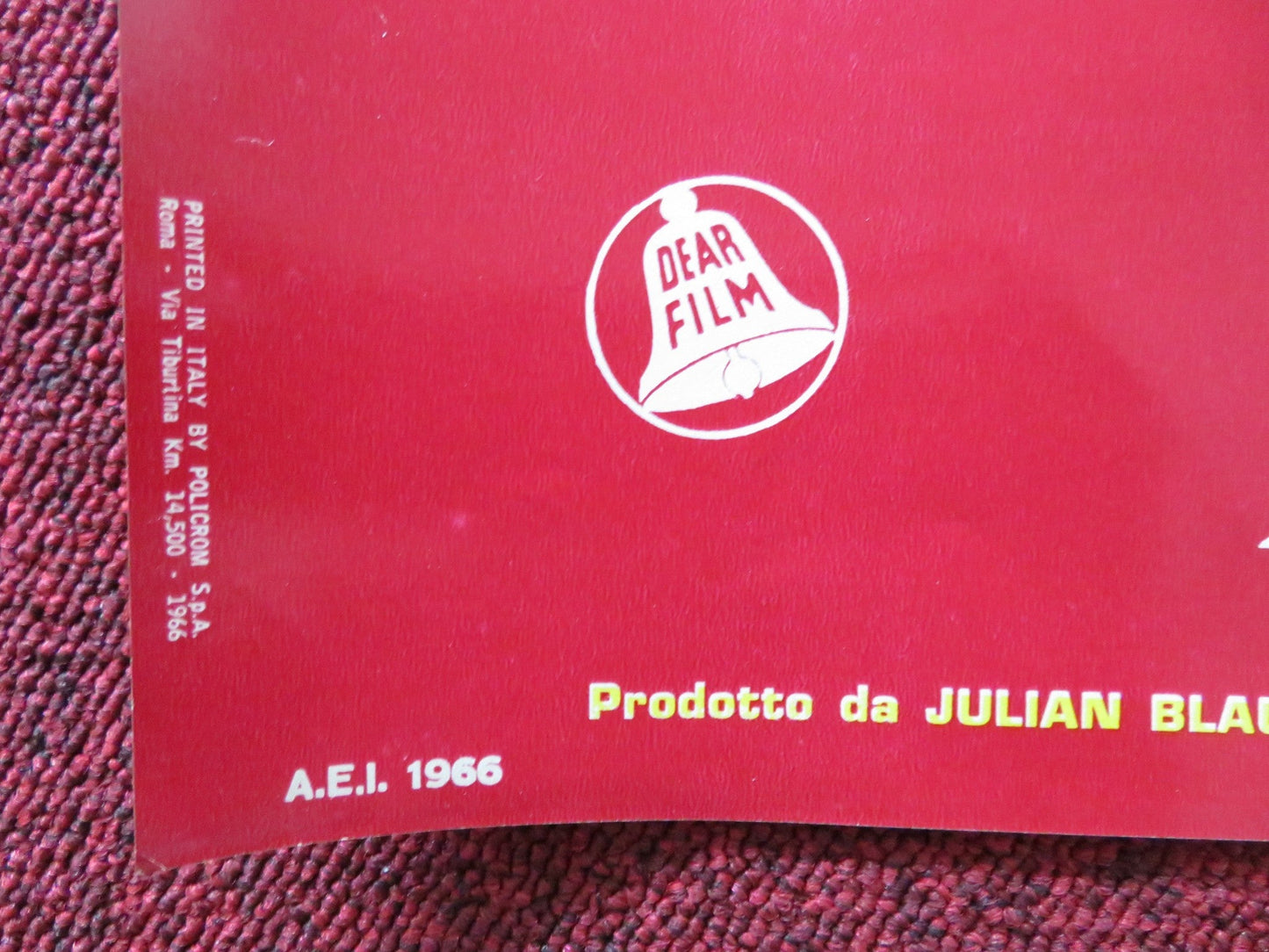 BATTLE FOR KHARTOUM - E ITALIAN FOTOBUSTA POSTER CHARLTON HESTON OLIVIER 1966 Rendezvous Cinema Movie posters