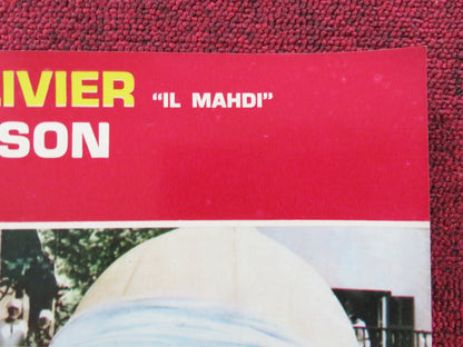 BATTLE FOR KHARTOUM - E ITALIAN FOTOBUSTA POSTER CHARLTON HESTON OLIVIER 1966 Rendezvous Cinema Movie posters