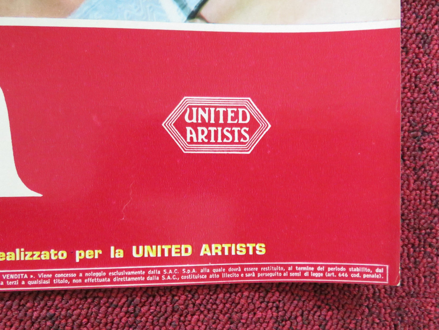 BATTLE FOR KHARTOUM - E ITALIAN FOTOBUSTA POSTER CHARLTON HESTON OLIVIER 1966 Rendezvous Cinema Movie posters