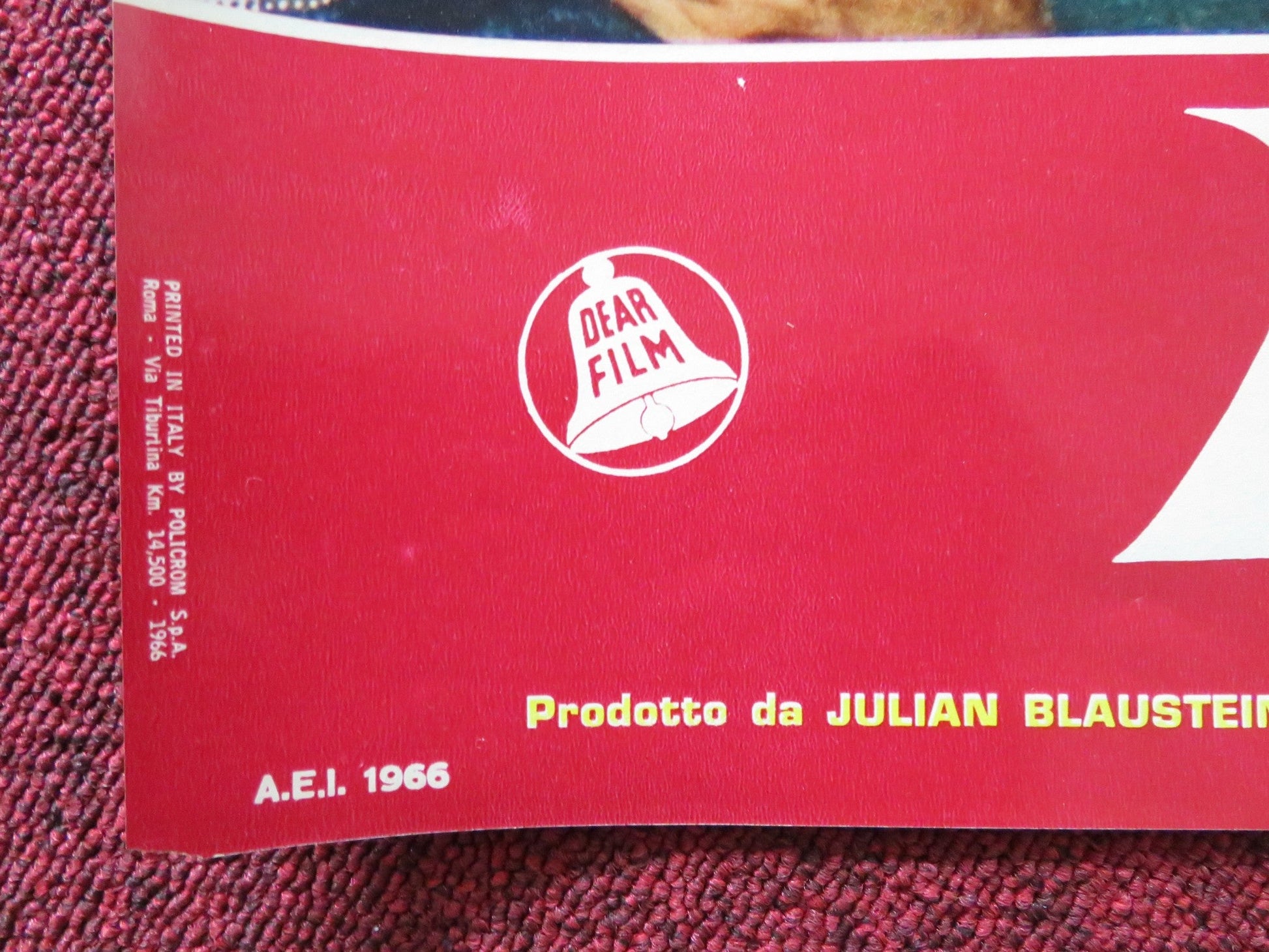 BATTLE FOR KHARTOUM - F ITALIAN FOTOBUSTA POSTER CHARLTON HESTON OLIVIER 1966 Rendezvous Cinema Movie posters