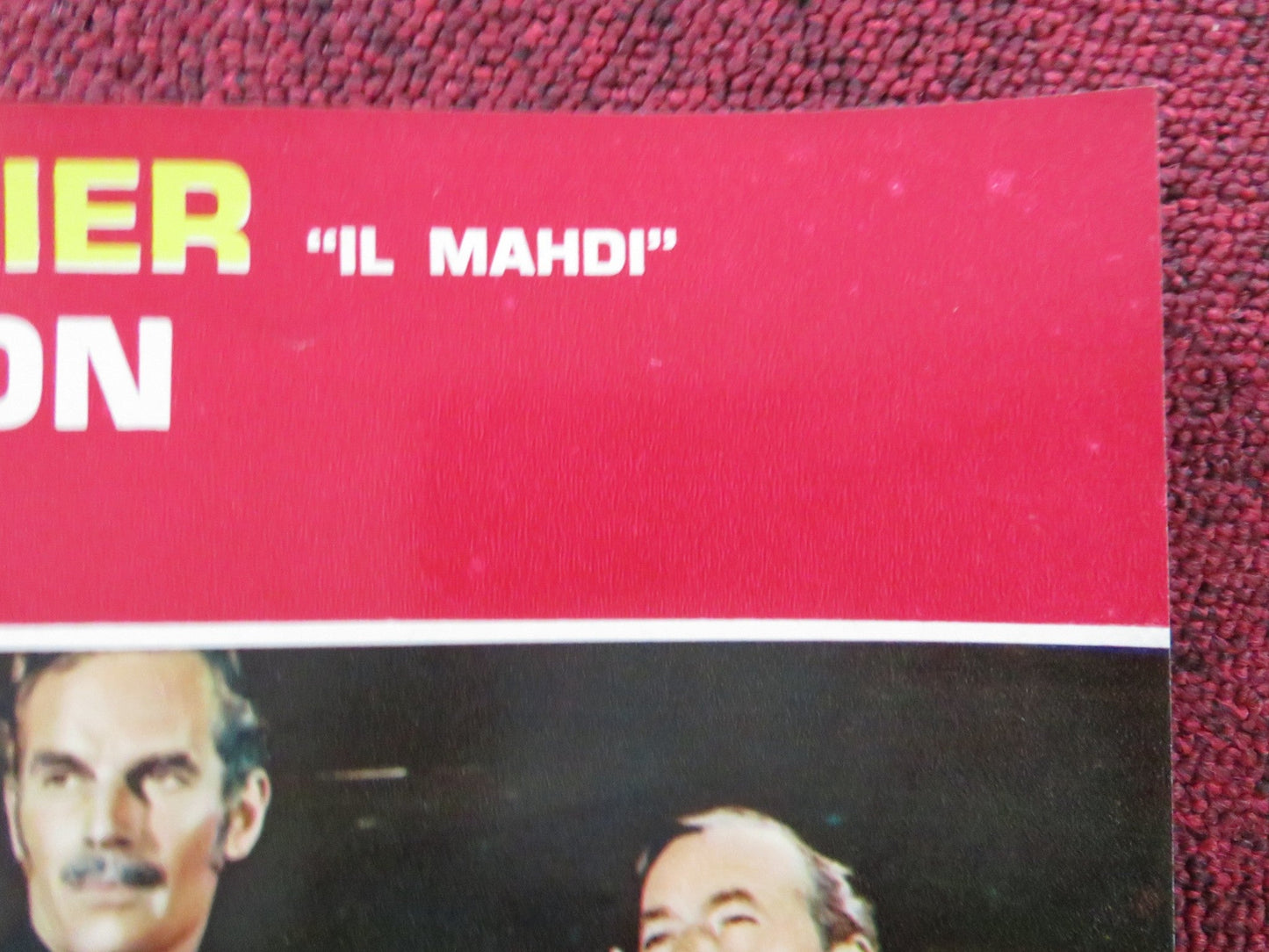 BATTLE FOR KHARTOUM - F ITALIAN FOTOBUSTA POSTER CHARLTON HESTON OLIVIER 1966 Rendezvous Cinema Movie posters