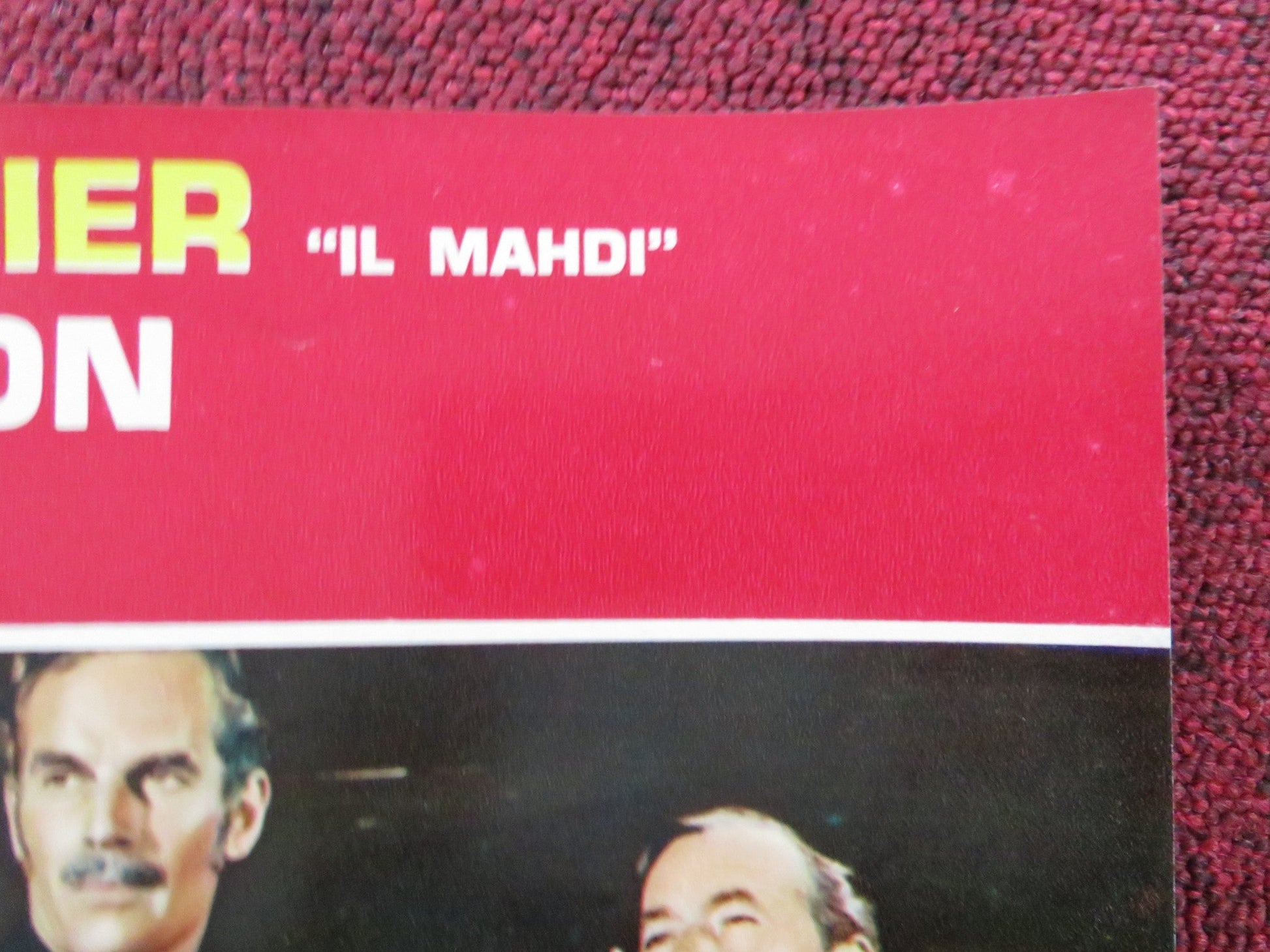 BATTLE FOR KHARTOUM - F ITALIAN FOTOBUSTA POSTER CHARLTON HESTON OLIVIER 1966 Rendezvous Cinema Movie posters