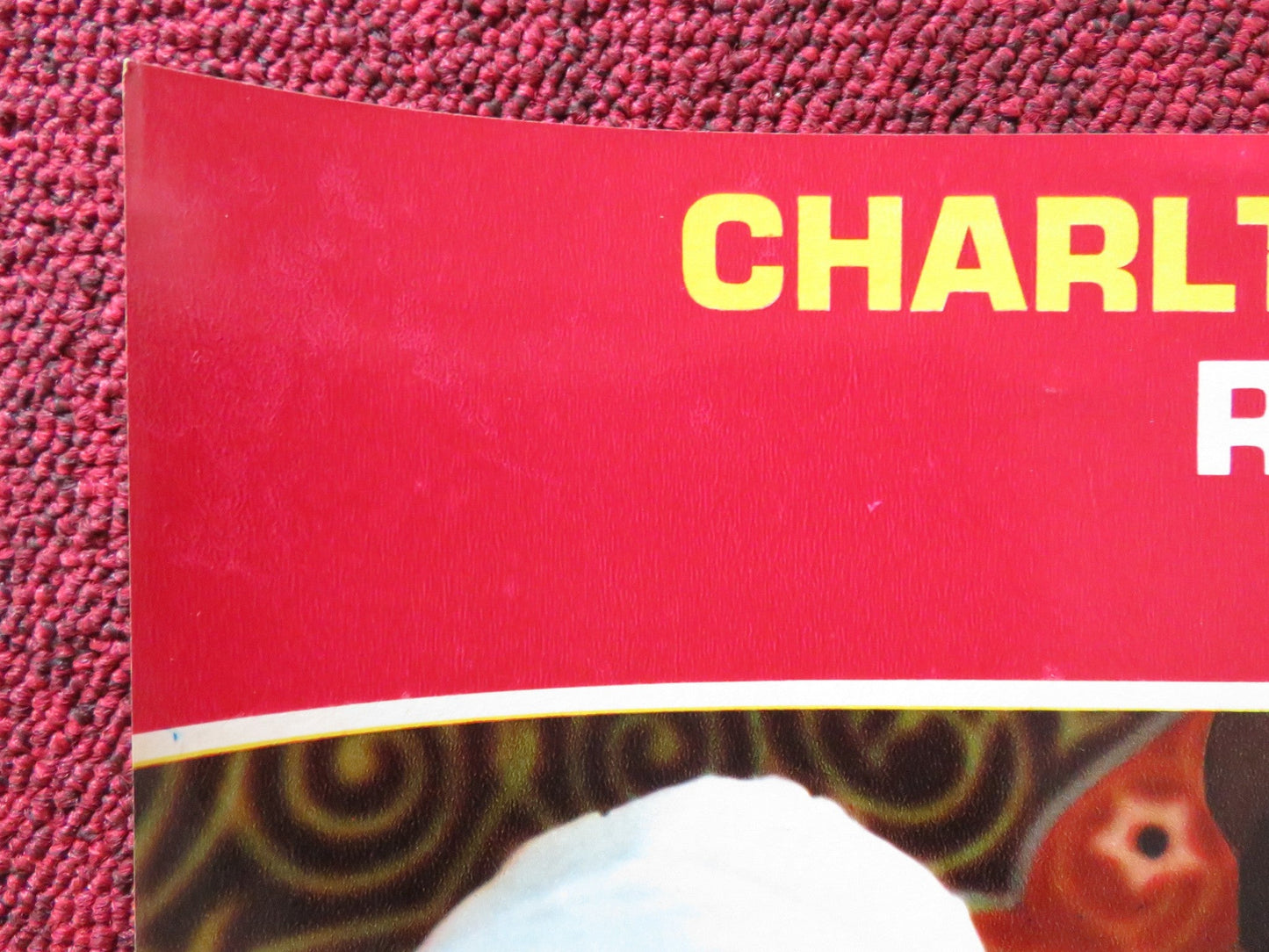 BATTLE FOR KHARTOUM - H ITALIAN FOTOBUSTA POSTER CHARLTON HESTON OLIVIER 1966 Rendezvous Cinema Movie posters