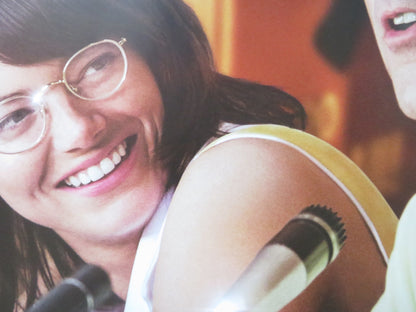 BATTLE OF THE SEXES UK QUAD ROLLED POSTER EMMA STONE STEVE CARELL 2017 Rendezvous Cinema Movie posters