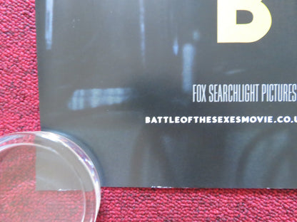 BATTLE OF THE SEXES UK QUAD ROLLED POSTER EMMA STONE STEVE CARELL 2017 Rendezvous Cinema Movie posters