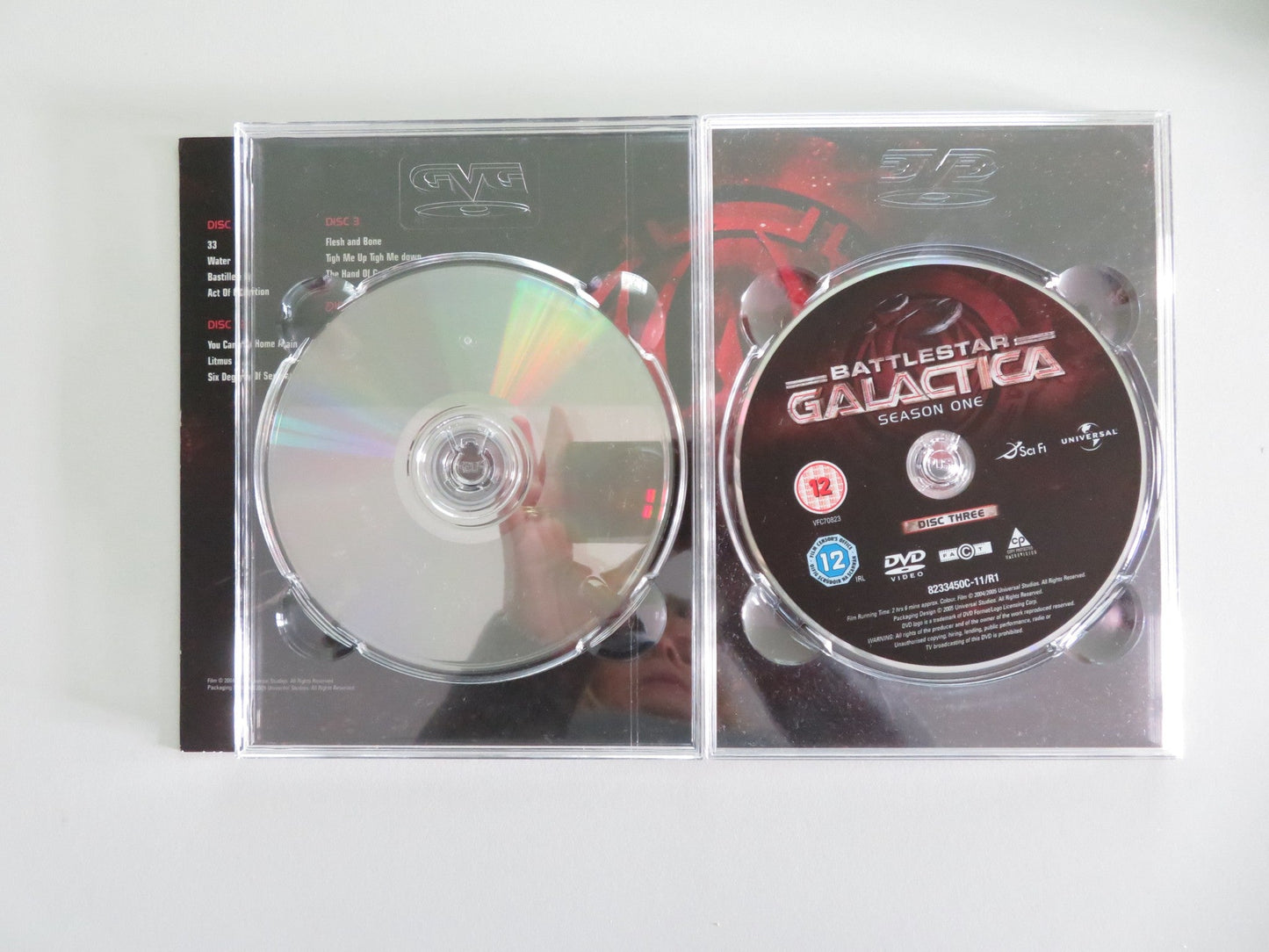 Battlestar Galactica Season One (DVD BoxSet) E. J. Olmos 2004 Region 2,4,5 Movie posters