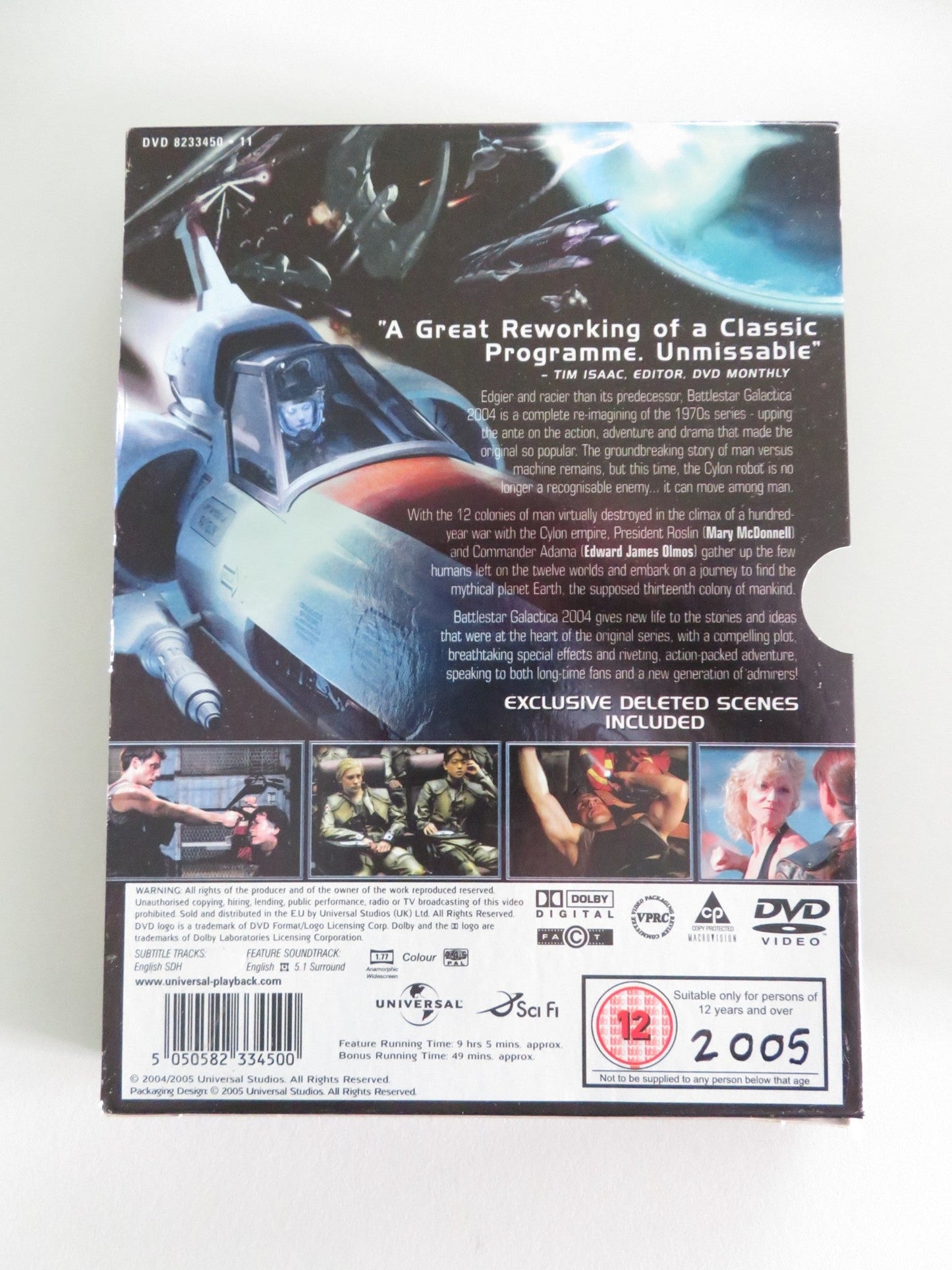 Battlestar Galactica Season One (DVD BoxSet) E. J. Olmos 2004 Region 2,4,5 Movie posters