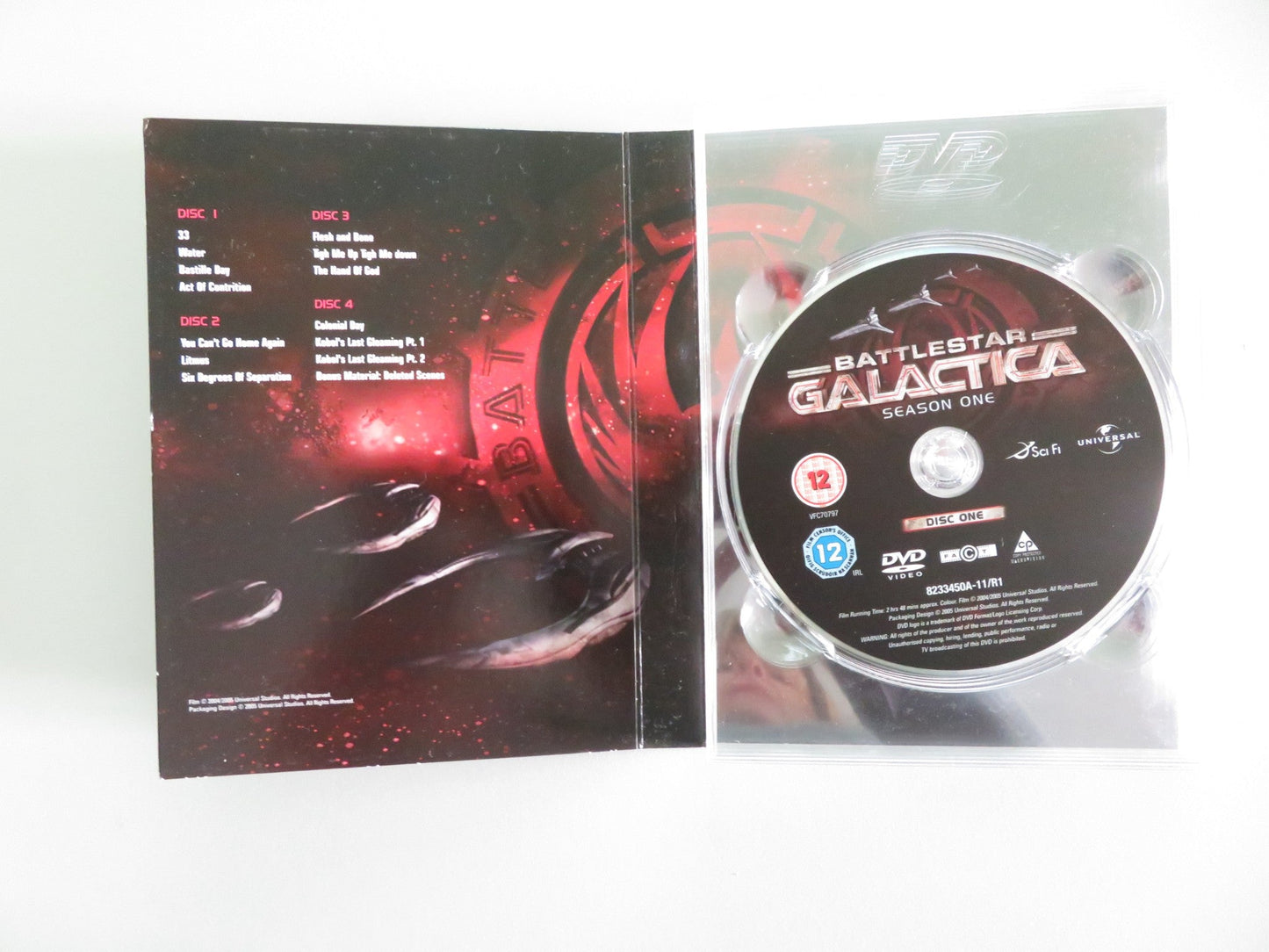 Battlestar Galactica Season One (DVD BoxSet) E. J. Olmos 2004 Region 2,4,5 Movie posters