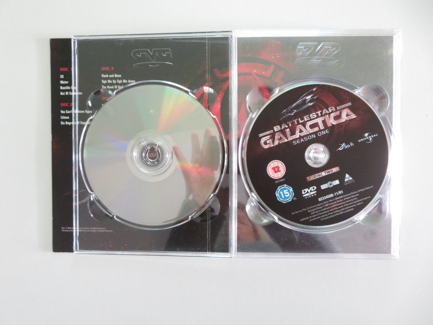 Battlestar Galactica Season One (DVD BoxSet) E. J. Olmos 2004 Region 2,4,5 Movie posters