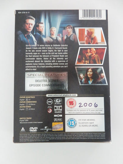 Battlestar Galactica Season Two (DVD BoxSet) Edward J. Olmos 2006 Region 2, 4, 5 Movie posters