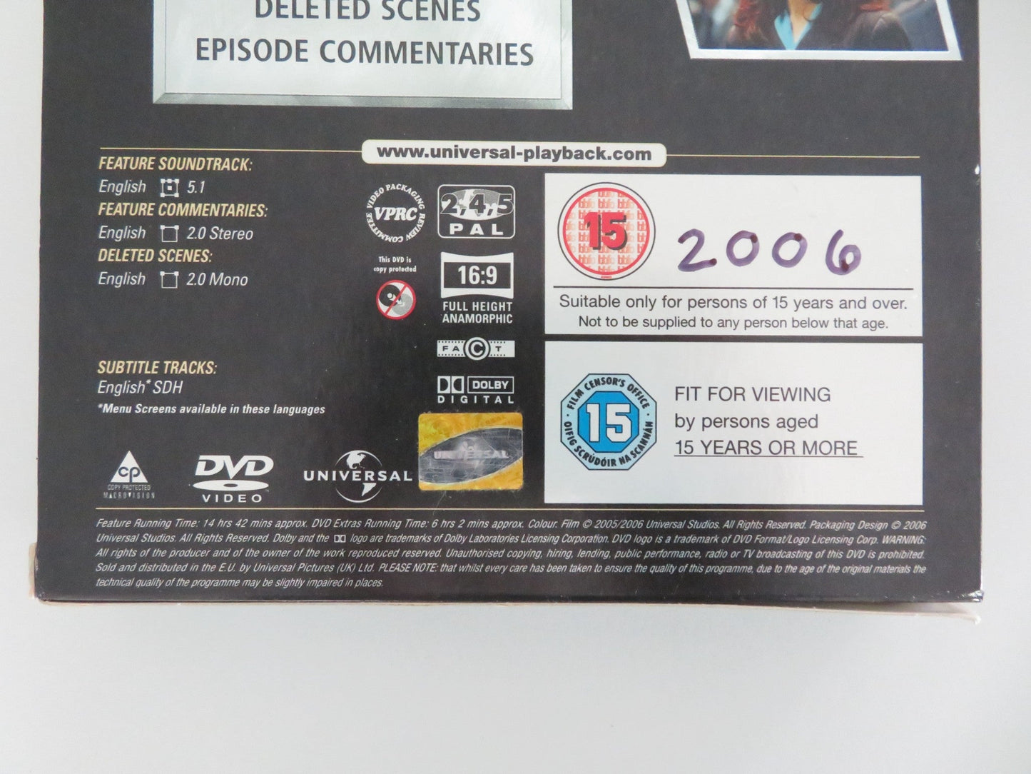 Battlestar Galactica Season Two (DVD BoxSet) Edward J. Olmos 2006 Region 2, 4, 5 Movie posters