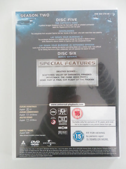 Battlestar Galactica Season Two (DVD BoxSet) Edward J. Olmos 2006 Region 2, 4, 5 Movie posters
