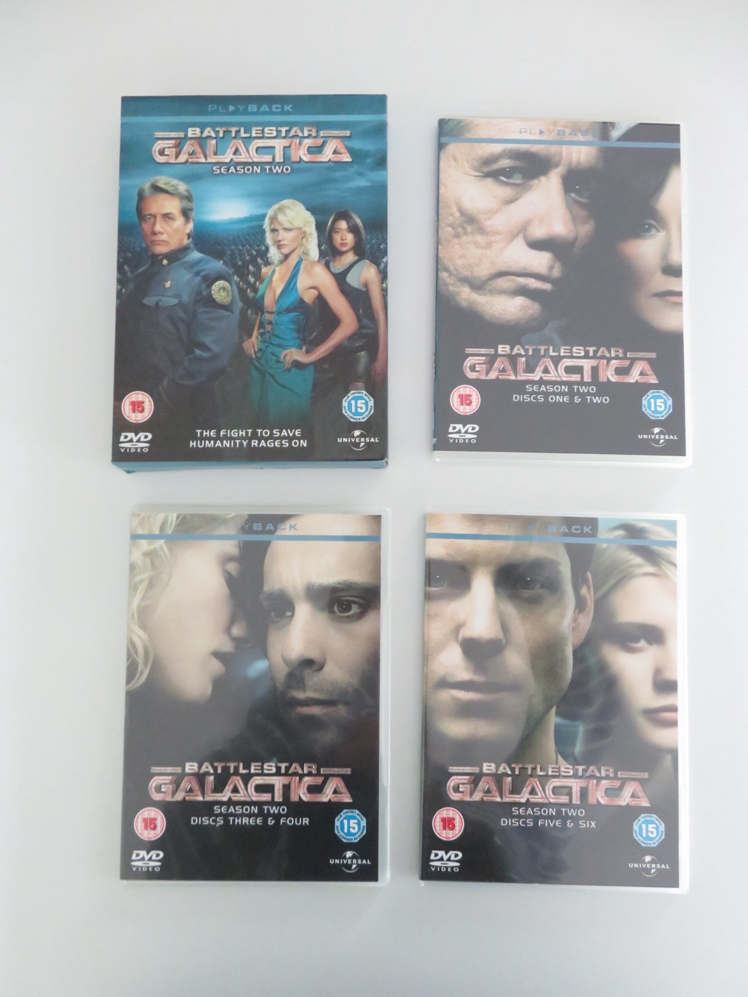 Battlestar Galactica Season Two (DVD BoxSet) Edward J. Olmos 2006 Region 2, 4, 5 Movie posters