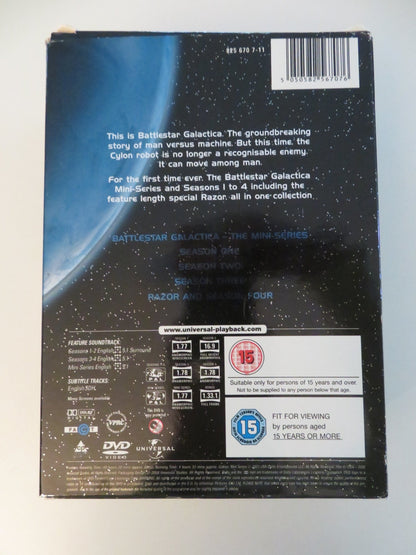BATTLESTAR GALACTICA SEASONS 1 - 4 (DVD BOXSET) EDWARD JAMES 2004 REGION 2, 4, 5 Movie posters