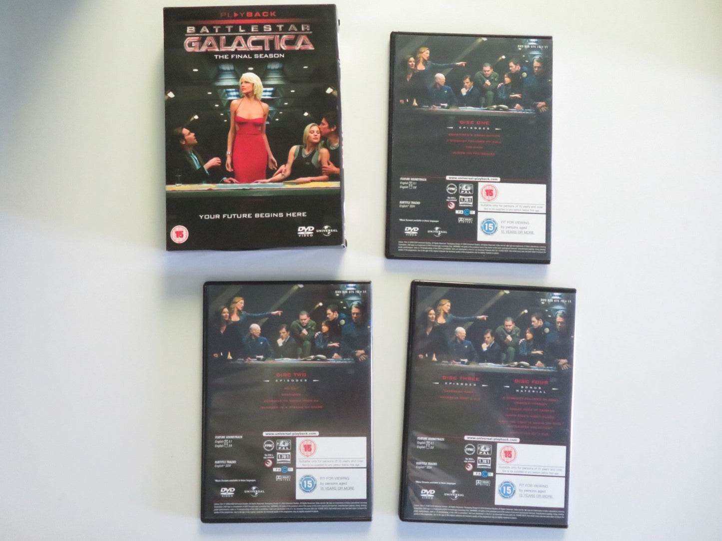Battlestar Galactica The Final Season (DVD BoxSet) E. J. Olmos 2008 Region 2,4,5 Movie posters
