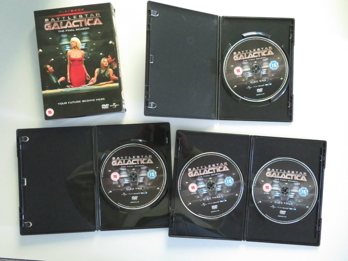 Battlestar Galactica The Final Season (DVD BoxSet) E. J. Olmos 2008 Region 2,4,5 Movie posters