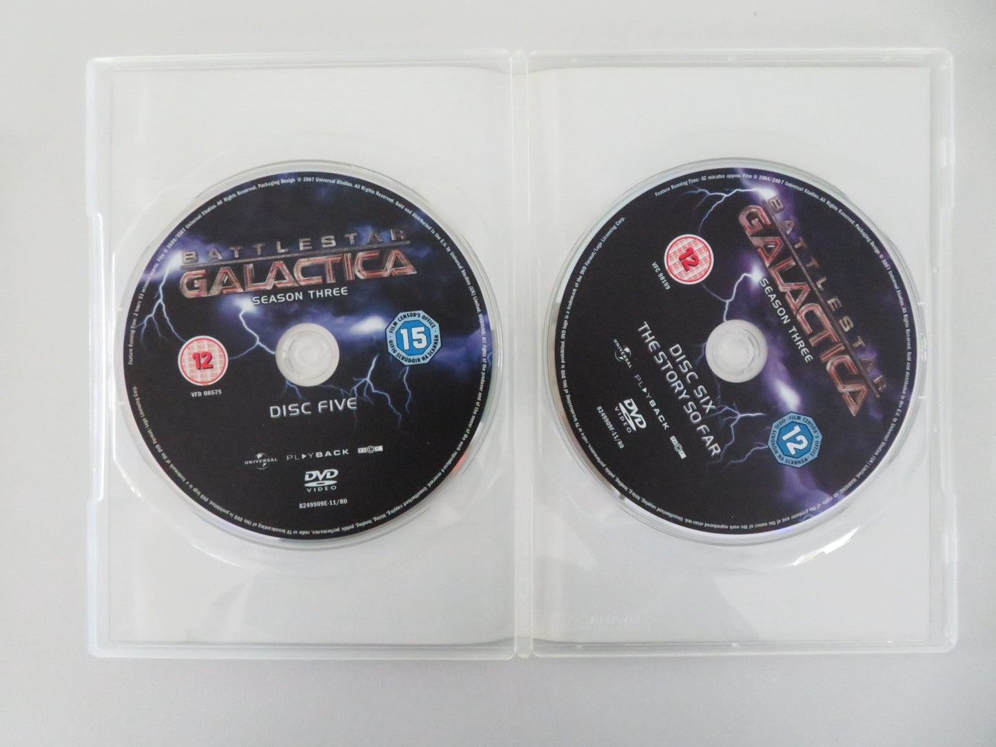 Battlestar Galatica Season Three (DVD BoxSet) E. J. Olmos 2006 Region 2, 4, 5 Movie posters