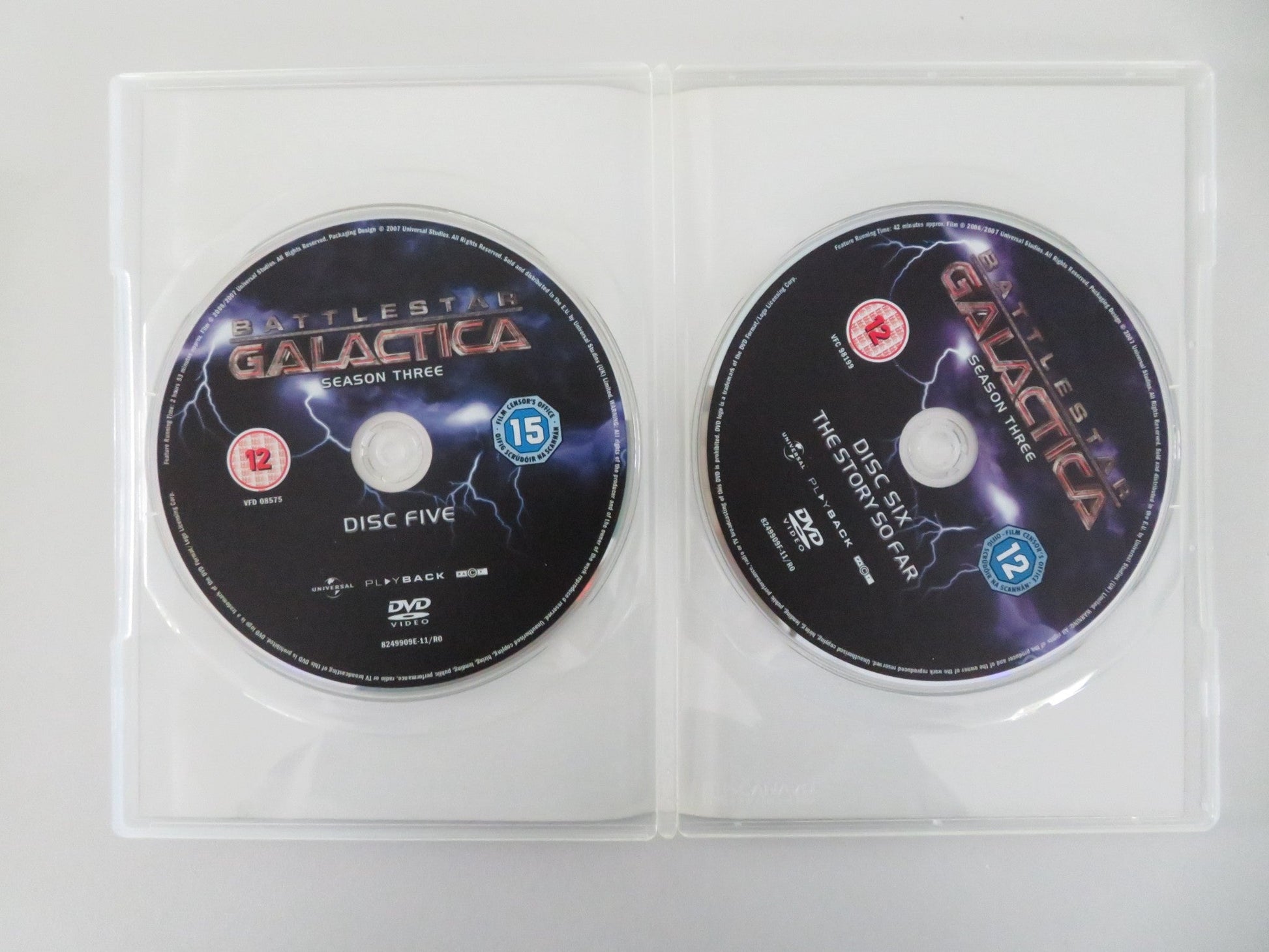 Battlestar Galatica Season Three (DVD BoxSet) E. J. Olmos 2006 Region 2, 4, 5 Movie posters