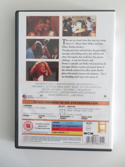 BEACHES (DVD) BETTE MIDLER BARBARA HERSHEY 1988 REGION 2 Movie posters