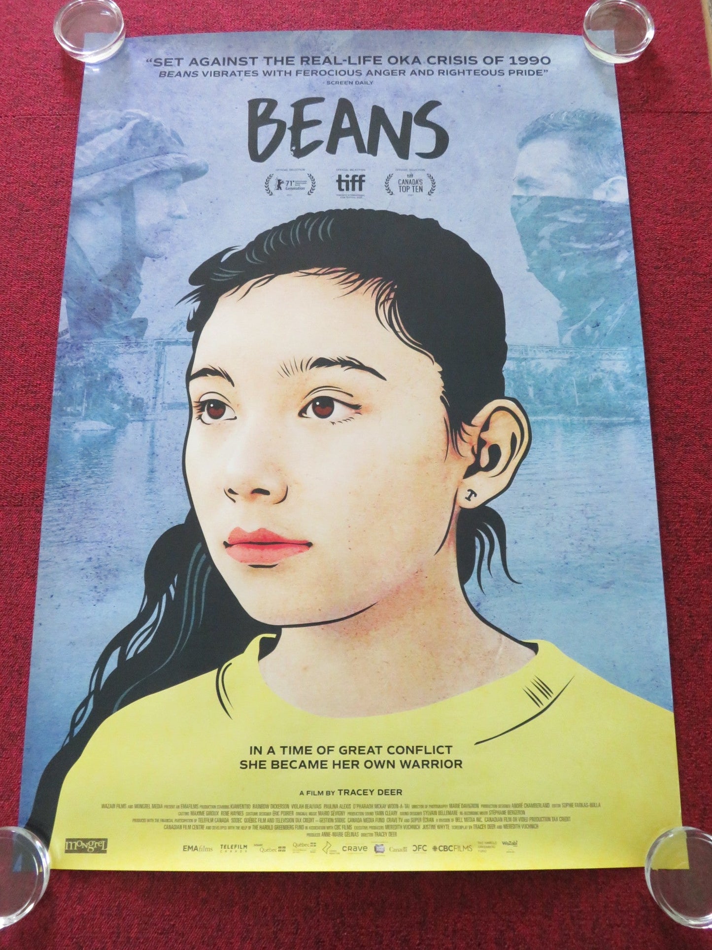 BEANS US ONE SHEET ROLLED POSTER KIAWENTIIO RAINBOW DICKERSON 2020 Rendezvous Cinema Movie posters