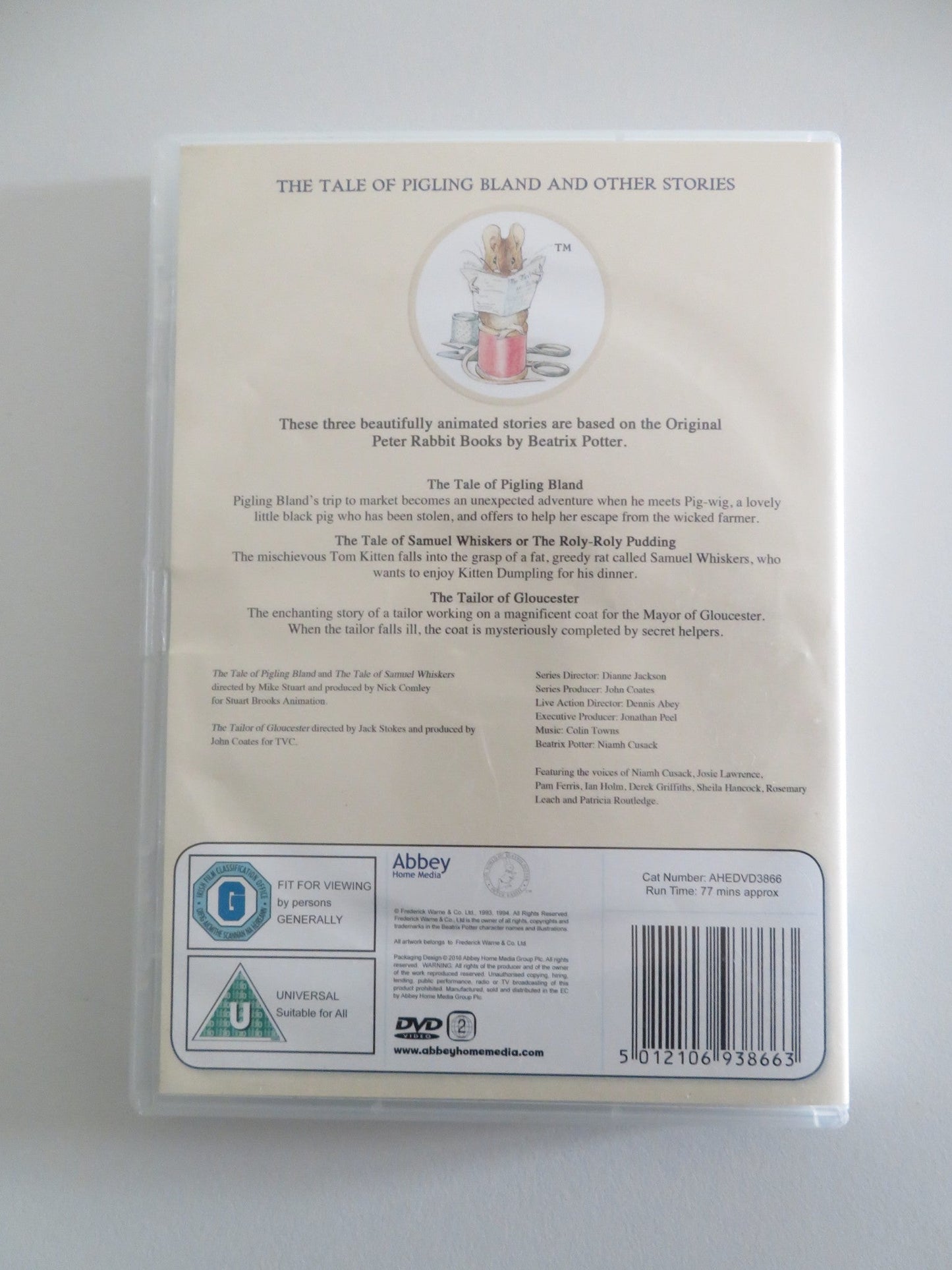 BEATRIX POTTER: THE TALE OF PIGLING BLAND AND OTHER STORIES (DVD) 1993 REGION 2 Movie posters