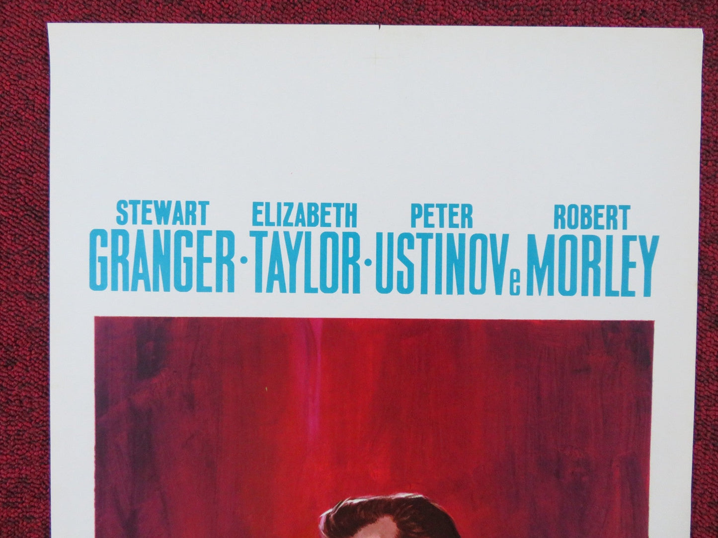 BEAU BRUMMELL ITALIAN LOCANDINA POSTER STEWART GRANGER ELIZABETH TAYLOR 1972 Rendezvous Cinema Movie posters