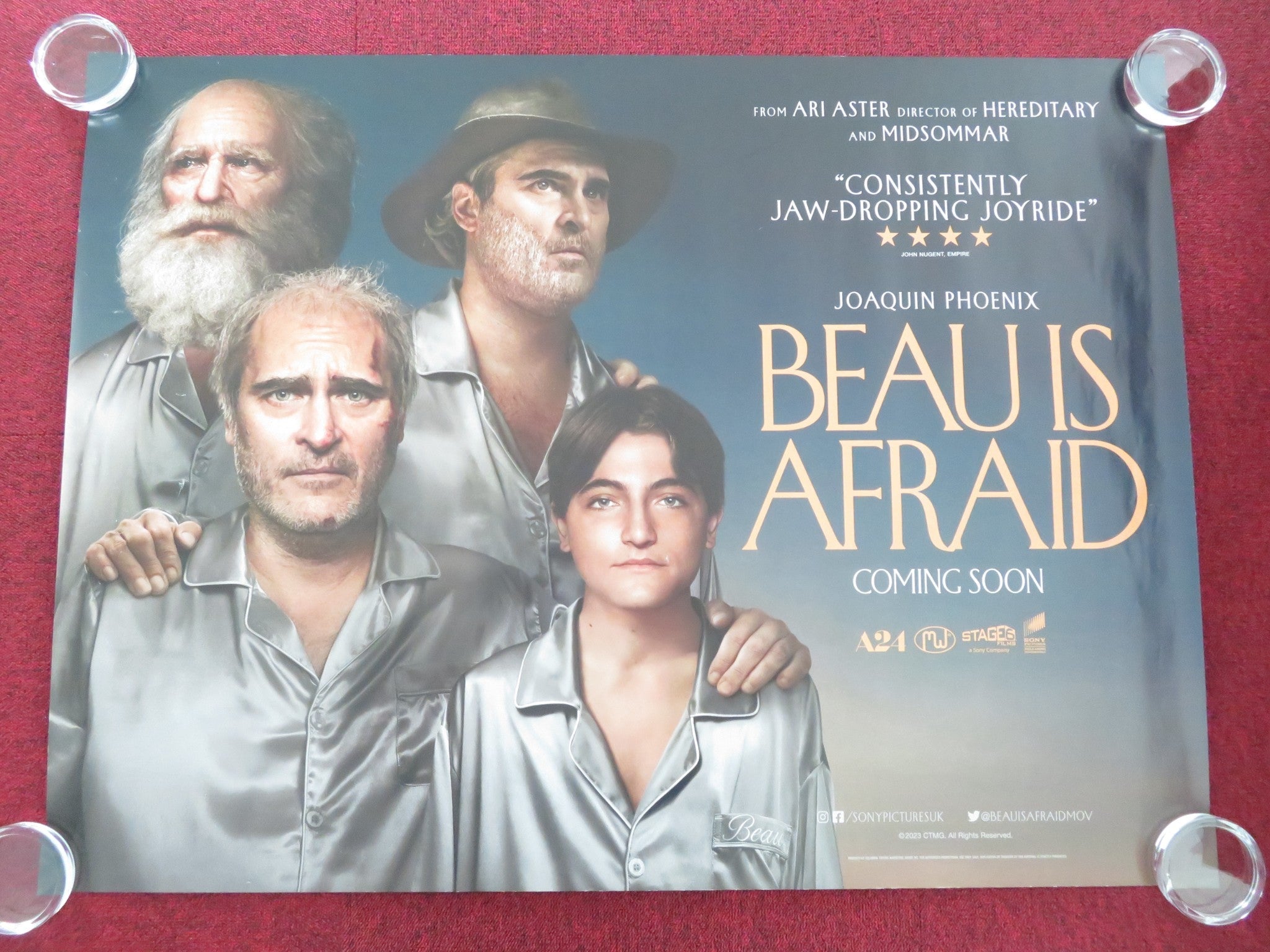 BEAU IS AFRAID UK QUAD ROLLED POSTER JOAQUIN PHOENIX PATTI LUPONE 2023 ...