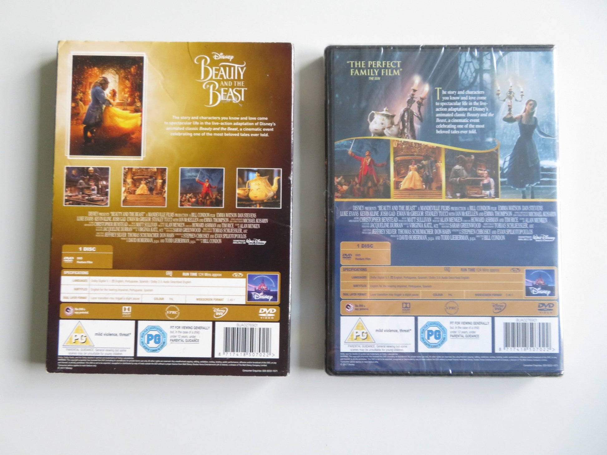 BEAUTY AND THE BEAST - B (DVD) DISNEY EMMA WATSON LUKE EVANS 2017 REGION 2 - Rendezvous Cinema