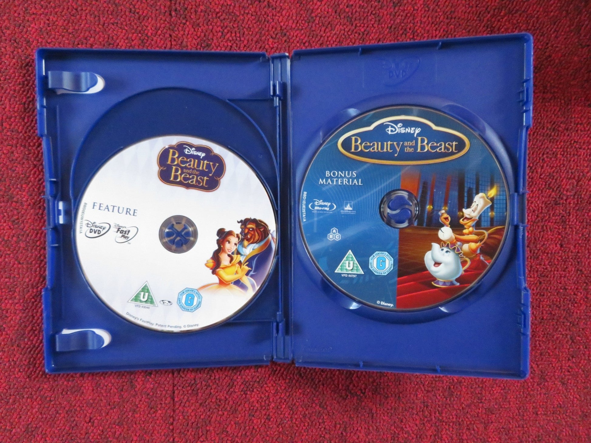 BEAUTY AND THE BEAST DIAMOND EDITION(BLU - RAY & DVD) DISNEY1991 REGION A, B, C, 2 Rendezvous Cinema Movie posters