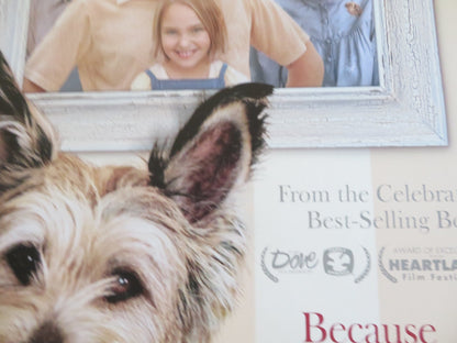 BECAUSE OF WINN - DIXIE VERSION C US ONE SHEET ROLLED POSTER JEFF DANIELS 2005 Rendezvous Cinema Movie posters