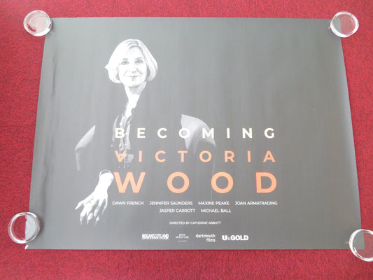 Becoming Victoria Wood UK Quad Rolled Poster Dawn French Jennifer Saunders 2026 Movie posters