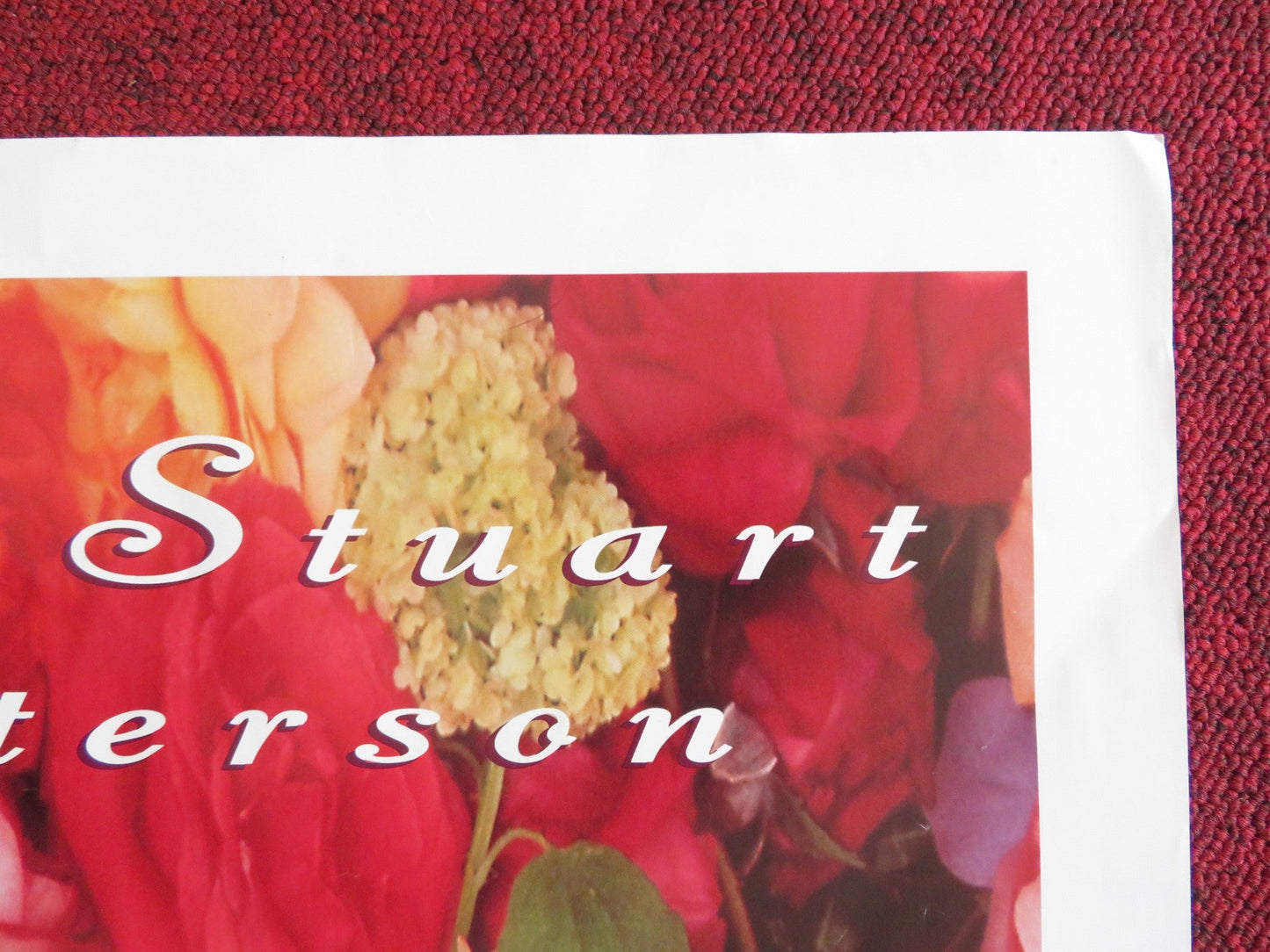 BED OF ROSES FOLDED US ONE SHEET POSTER CHRISTIAN SLATER MARY MASTERSON 1996 Rendezvous Cinema Movie posters