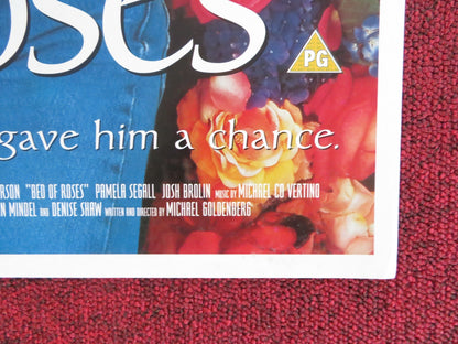 BED OF ROSES VHS POSTER ROLLED CHRISTIAN SLATER MARY STUART MASTERSON 1996 Rendezvous Cinema Movie posters