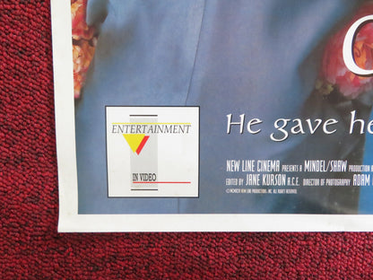 BED OF ROSES VHS POSTER ROLLED CHRISTIAN SLATER MARY STUART MASTERSON 1996 Rendezvous Cinema Movie posters