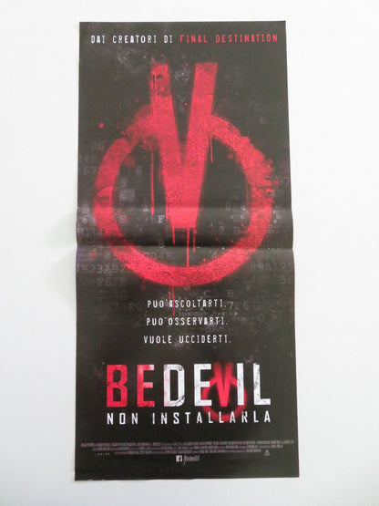 Bedevil - Non installarla Italian Locandina Poster Saxon Sharbino 2016 Movie posters