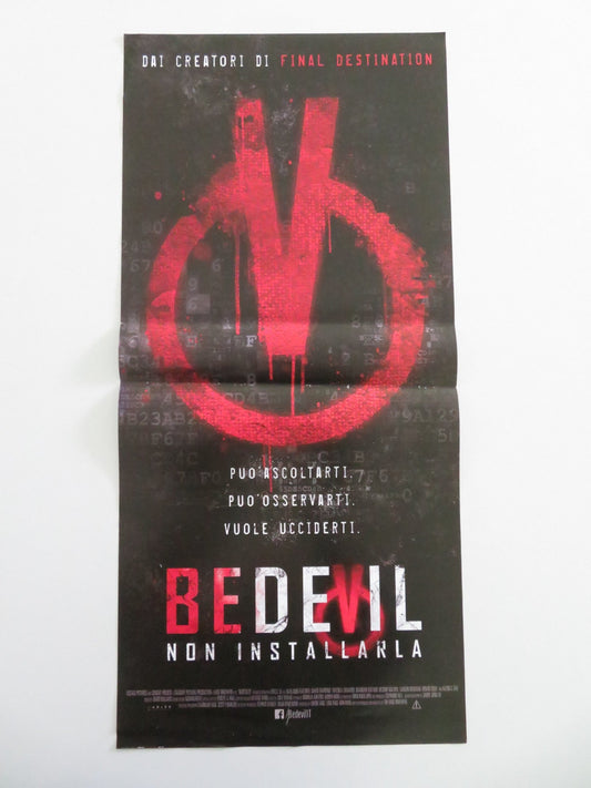 Bedevil - Non installarla Italian Locandina Poster Saxon Sharbino 2016 Movie posters