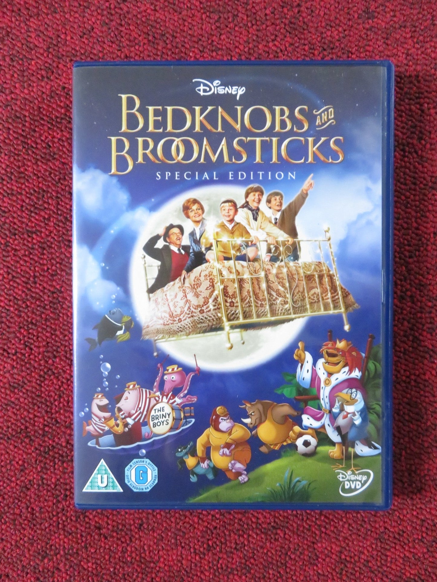 BEDKNOBS AND BROOMSTICKS (DVD) DISNEY ANGELA LANSBURY 1971 REGION 2 Rendezvous Cinema Movie posters